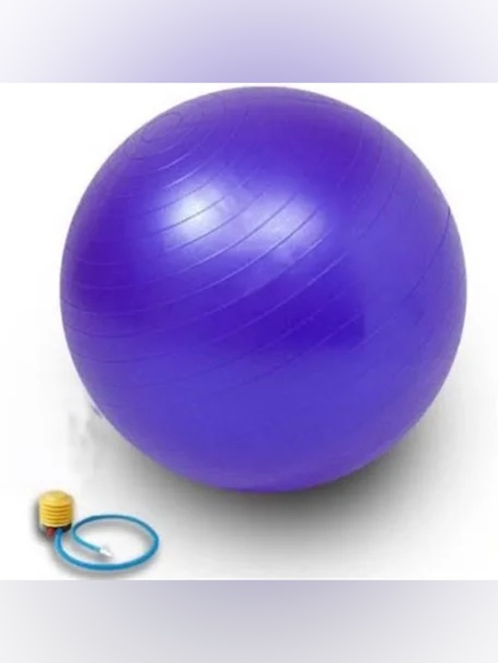 Large yoga ball with a 3 pound kettlebell.  NWT.